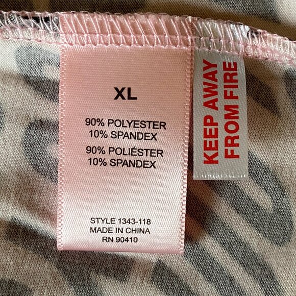 Juicy Couture Spell-Out Bathrobe-XL- Luxe Short Tie Jersey Knit Pink Spa Y2K 90s - Picture 10 of 12